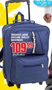 Toughees Large Division Trolley Backpacks-37x29x18cm