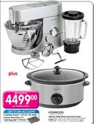 Kenwood Titanium Mixer Plus Slow Cooker-Per Bundle