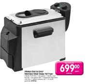 Prima One & Only Stainless Steel Deep Fat Fryer-Each