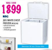 KIC White Chest Freezer-207Ltr(KCG210)