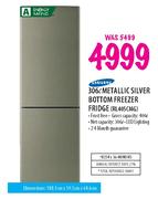 Samsung Metallic Silver Bottom Freezer Fridge-306Ltr(RL40SCMG)
