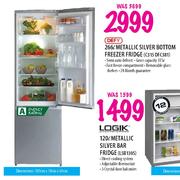 Defy Metallic Silver Bottom Freezer Fridge-266Ltr(C315 DFC381)