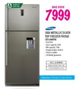 Samsung Metallic Silver Top Freezer Fridge-500Ltr(RT63NBPN)