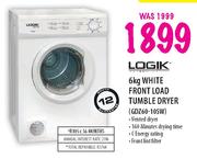 Logik White Front Load Tumble Dryer-6kg(GDZ60-10SW)