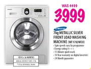 Samsung Metallic Silver Front Load Washing Machine-7kg(WF1702WEU)