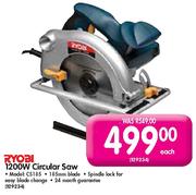 Ryobi 1200W Circular Saw-Each
