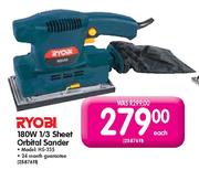 Ryobi 180W 1/3 Sheet Orbital Sander-Each