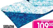 Sheraton Vincenzo Blue Duvet Cover-Single