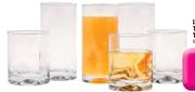 Libbey Impressions Tumbler Set-16 Pcs