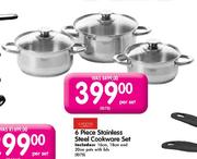 6 Piece Stainless Steel Cookware Set-Per Set
