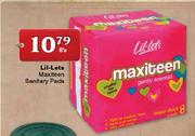 Lil-Lets Maxiteen Sanitary Pads-8's