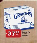 Grand-Pa Headache Powders-38's
