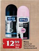 Nivea Aanrol Vir Mans/Dames Verskeidenheid-50ml Elk