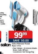 Salton Haircare Travel Pack