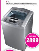 LG 10kg Metallic Silver Top Load Washing Machine(T1003TEFT1)