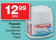 Panado Tablets Container/Blister Pack-24's