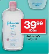 Johnson's Baby Oil-500ml