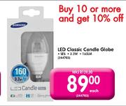 Samsung LED Classic Candle Globe-Each