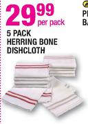 5 Pack Herring Bone Dishcloth