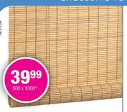 Ready-Made PVC Roll-Up Blinds (Natural Colour Only)-600x1000mm
