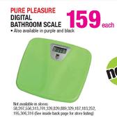 Pure Pleasure Digital Bathroom Scale-Each