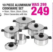 10 Piece Aluminium Cookware Set