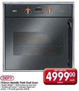 Defy 750mm Metallic Petit Chef Oven(DBO431)-Each