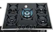 Defy 5 Burner Gas On Glass Hob(DHG115)