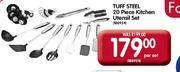 Tuff Steel 20 Piece Kitchen Utensil Set-Per Set