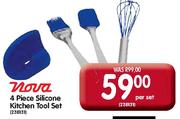 Nova 4 Piece Silicone Kitchen Tool Set-Per Set
