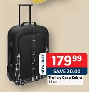 Trolley Case Zebra-55cm