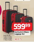 Eco Earth 3-Piece Luggage Set