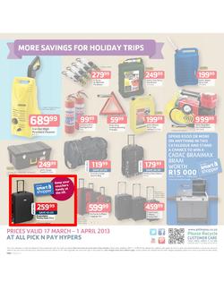 Pick n Pay Hyper : Make the most of the outdoors (17 Mar - 1 Apr 2013), page 12