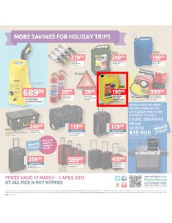 Pick n Pay Hyper : Make the most of the outdoors (17 Mar - 1 Apr 2013), page 12