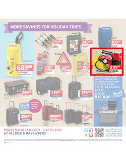 Pick n Pay Hyper : Make the most of the outdoors (17 Mar - 1 Apr 2013), page 12