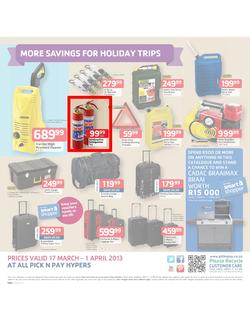 Pick n Pay Hyper : Make the most of the outdoors (17 Mar - 1 Apr 2013), page 12