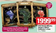 Wild Reeds Whisky Adopt A Rhino Collector's Item-3x750ml
