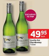 Vanilla Pot Chardonnay-750ml Each