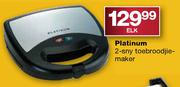 Platinum 2-Sny Toebroodjie-Maker