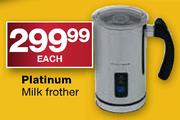 Platinum Milk Frother