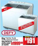 Defy Twin Tub-8kg Each