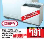 Defy Metallic Twin Tub-10kg Each