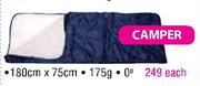 Camper-180cmX75cm-Each