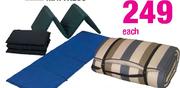 Camp Master Deluxe Folding Mattress-Each