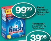 Finish Powerball Dishwasher Tablets-84's