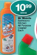 Mr Muscle Bathroom/Kitchen All Purpose Cleaner-500ml Each