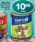 Top cat Cat Food Assorted-820g Each