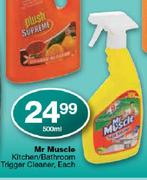 Mr Muscle Kitchen/Bathroom Trigger Cleaner-500ml Each