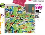 Assorted Single Boys Duvet Covers-Per Set