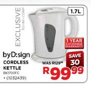 byD:sign Cordless Kettle 1.7 Ltr-Each
